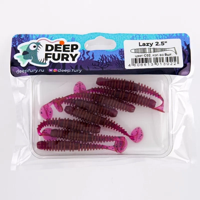 Lazy 2.5" (63 мм). Цвет С02 (вишневый) фото 2