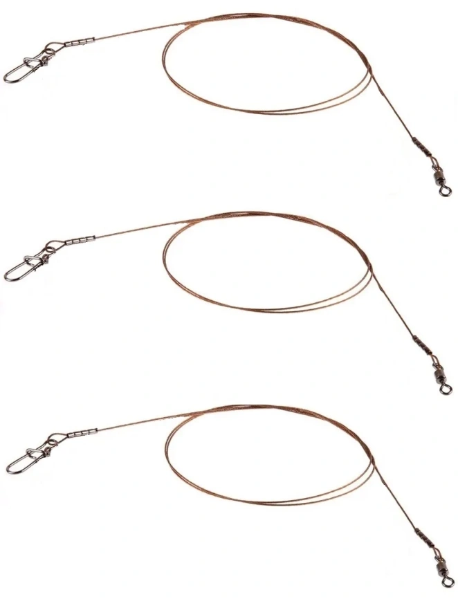 Поводок 1х7 (AFW) 13кг 25см (уп.3шт) фото 3